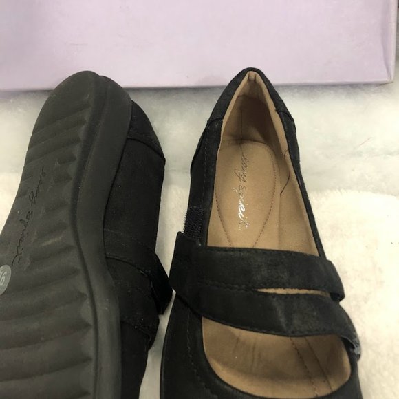 NWT Easy Spirit Aranza Black FB Strap Sandals - Picture 4 of 5